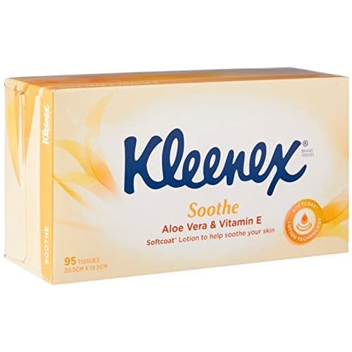 Kleenex Facial Tissues Aloe Vera 95 Pack Kersbrook Pharmacy